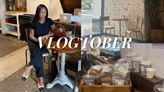 VLOGTOBER DAY 3🍁 | catching up with friends , aesthetic cafe & eating 육개장