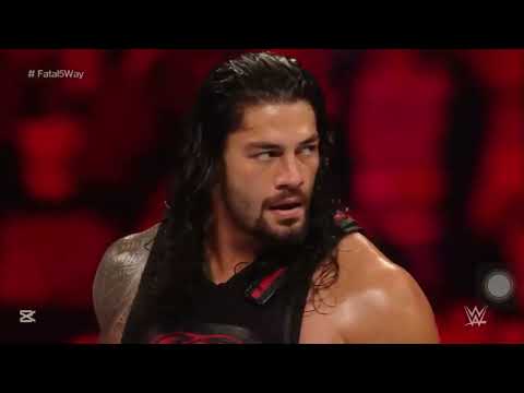 MATCH:Reigns vs.  Owens vs. Rollins vs. Jericho vs. Strowman:Raw. Nov. 7, 2016