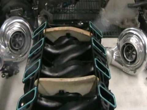 Nitrous Express 5th Gen Camaro Plate System spraying on an intake