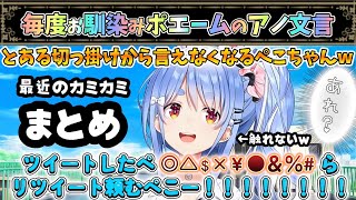 ポエーム終わりの文言カミカミ期到来w【兎田ぺこら/ホロライブ】