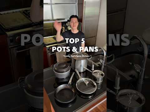 top 5 pots & pans from a chef's kitchen