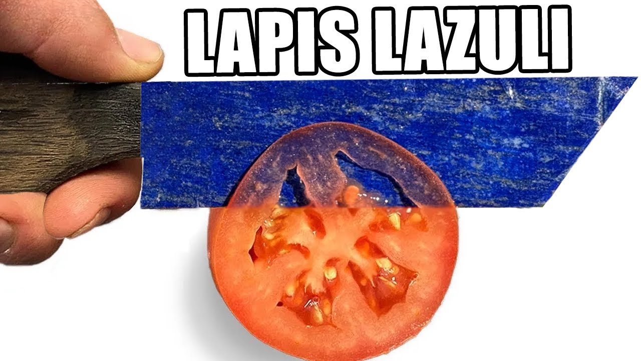 World's Sharpest Lapis Lazuli Knife