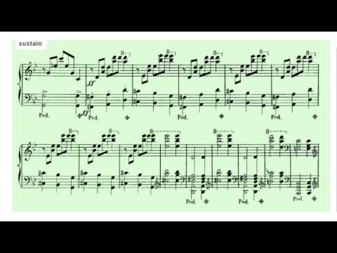 'Danse Macabre' Saint-Saëns with Harmonic Pedal - P. Barton, FEURICH piano
