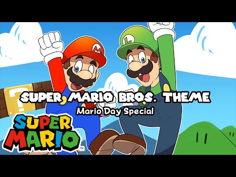 [MARIO DAY SPECIAL] Super Mario Bros. Theme WITH LYRICS - Super Mario Bros. Cover