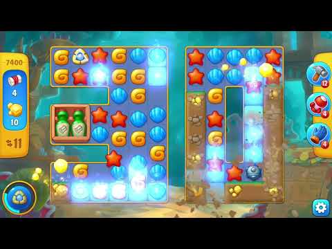 [FISHDOM Walkthrough] Level 7400 Super Hard