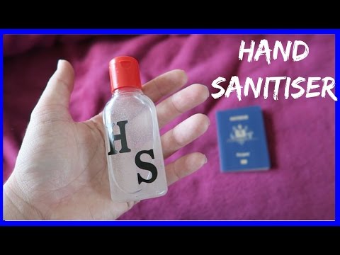 手指消毒剤DIY（2食材）ハウツー｜旅行の必需品DIY (Hand Sanitizer DIY (2 Ingredients) How to  | Travel Essentials DIY)