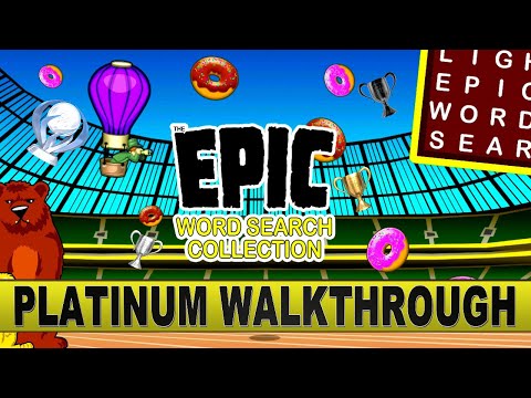 Epic Word Search Collection Platinum Walkthrough | Trophy Guide - PS4 & Vita - YouTube