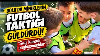  Boluda Miniklerin Futbol Taktiği Güldürdü Sağ Kanadı Paylaşamadılar
