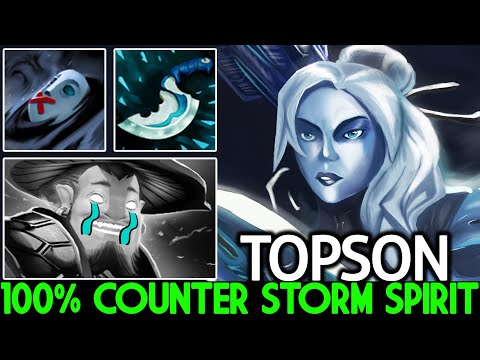 TOPSON [Drow Ranger] 100% Counter Storm Spirit with Dagger + Gust Dota 2