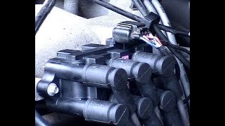 How to Replace Install a Ignition Coil ,Coil Pack in a 1999 - 2004  Ford Mustang V6 3.8l 3.9l