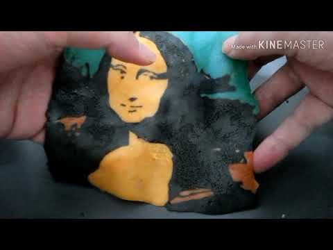 모나리자 Mona Lisa pancake art 팬케이크 아트