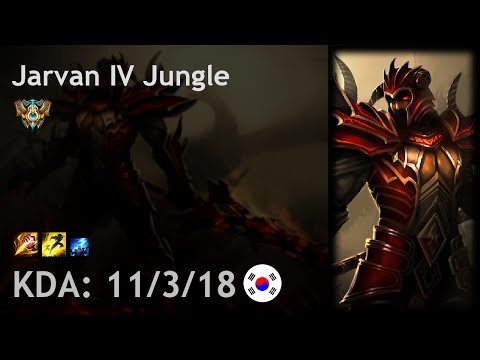 Jarvan IV Jungle vs Elise - KR Challenger Patch 7.10
