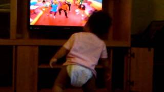 Brooklynn dancing to Fresh Beat Band 01/14/12