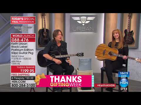 HSN | Keith Urban Guitar Collection 11.26.2017 - 10 PM