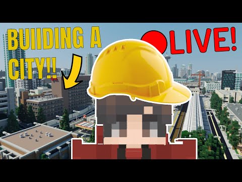 Building a CITY in MINECRAFT LIVE!