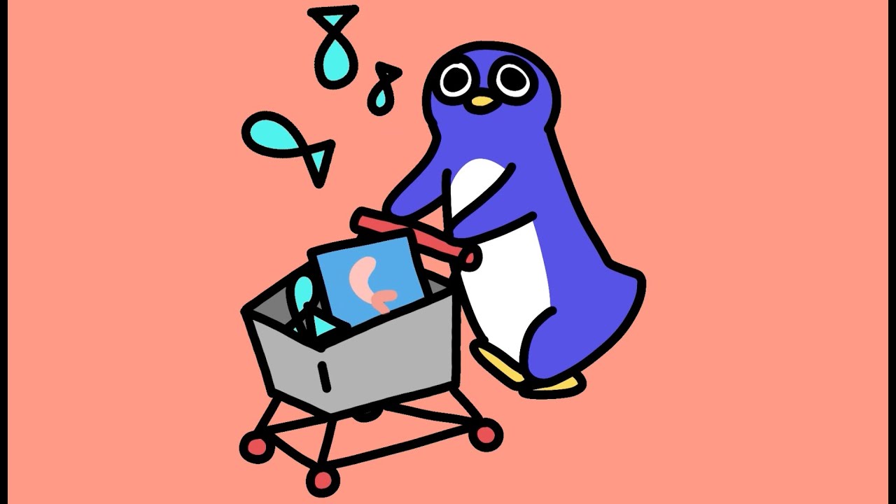 Shopping Penguin - Parry Gripp - Animation by @topes_soup