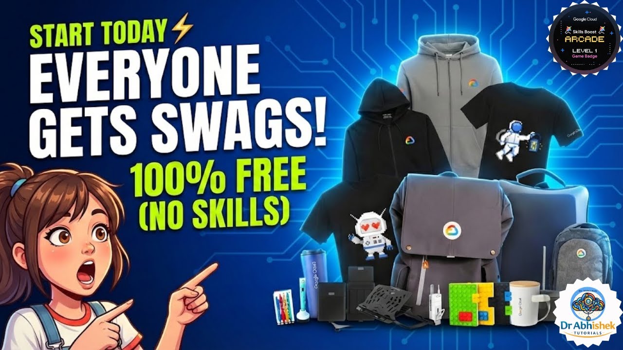 🔥 How to Start Google Cloud Arcade TODAY (No Skills Needed) |Everyone Gets Swags #qwiklabsarcade2026