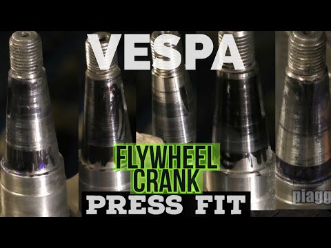 vespa flywheel CONE vs 7 crank STUMPs | the NEED of GRINDING in | PRESS FIT | FMP - Solid PASSion |