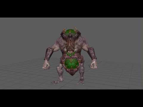 Swarm lord animation cycle