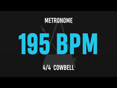 195 BPM 4/4 - Best Metronome (Cowbell)