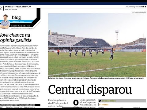 Central de Caruaru 4x1 Porto-PE - Campeonato Pernambucano de Futebol 2015