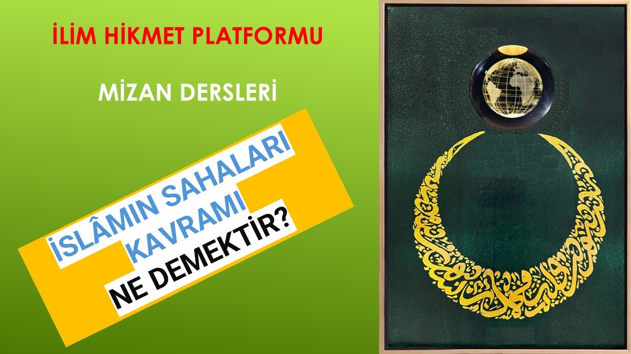 MİZAN DERSLERİ-12A:  İSLAMIN SAHALARI: 1/2