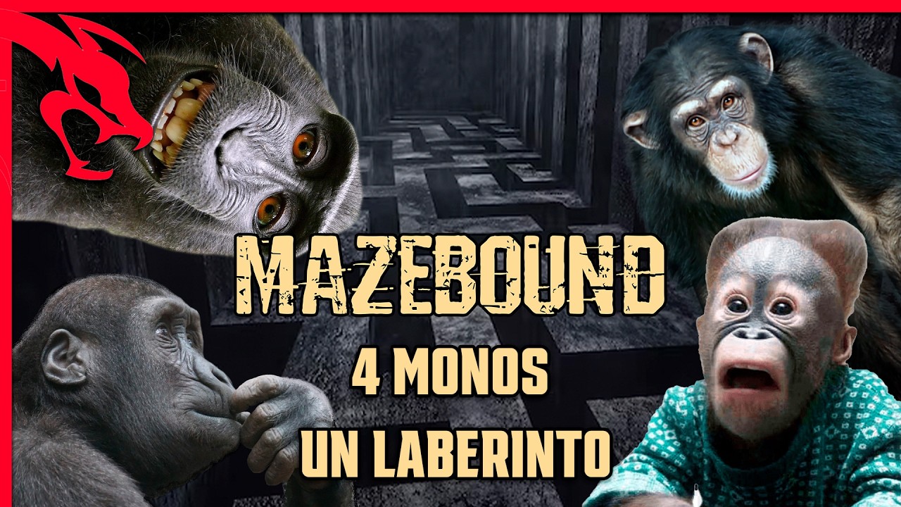 4 MONOS Y UN LABERINTO | MAZEBOUND c/ Carola, Trece y Zellen