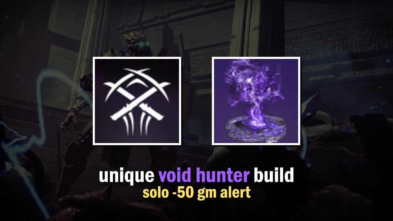 Unique Void Hunter Build vs -50 Solo GM Alert (Phantom Surge & Trapper's Ambush) [Destiny 2]
