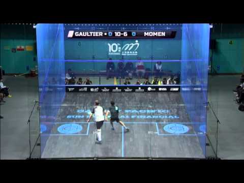 Squash : MegaRallies EP70 - Momen v Gaultier : HK Open 2014