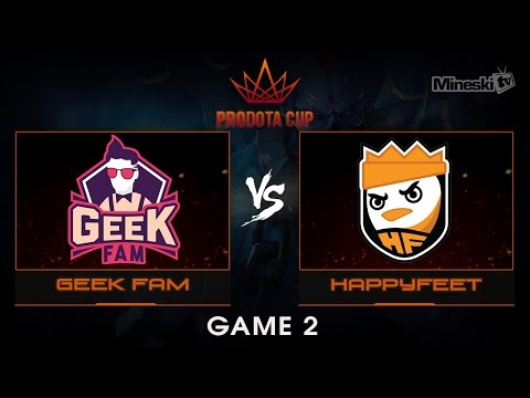Geek Fam vs HappyFeet | Pro Dota Cup Series | Playoffs | Best of 3 | Game 2