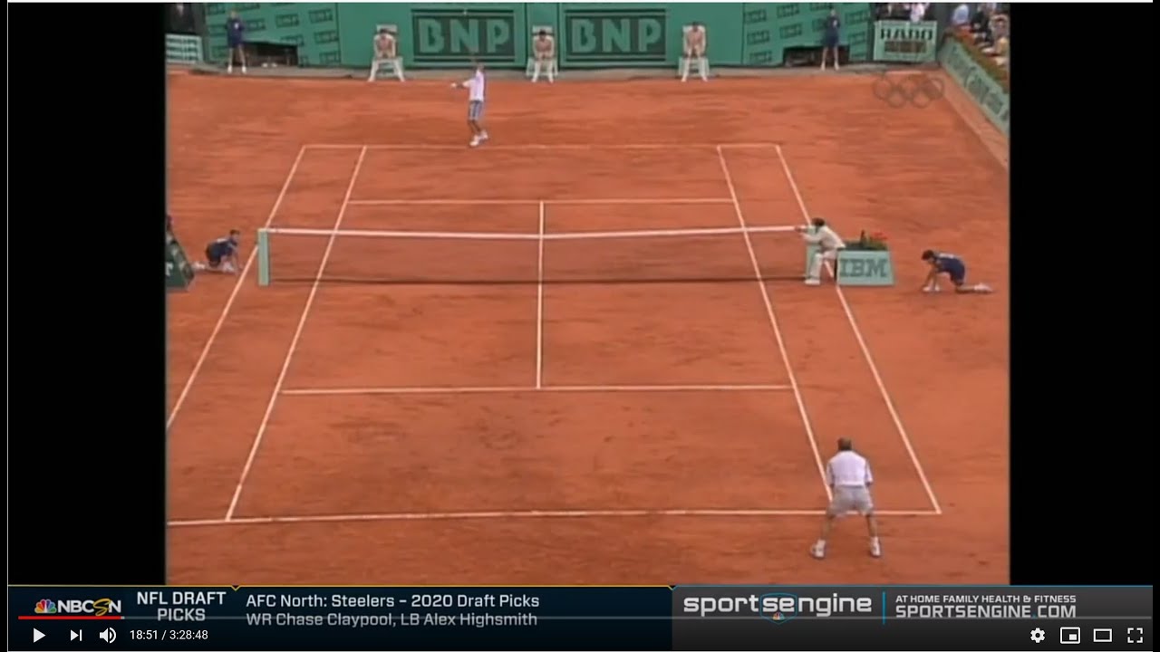 1999 French Open Roland Garros Andre Agassi vs Andrei Medvedev HD