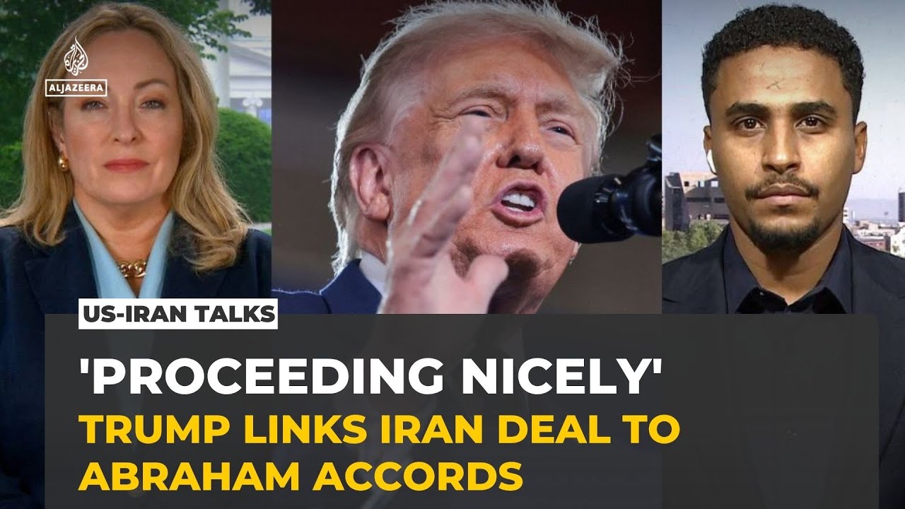 Trump says Iran talks 'proceeding nicely' as he ties deal to Abraham Accords expansion