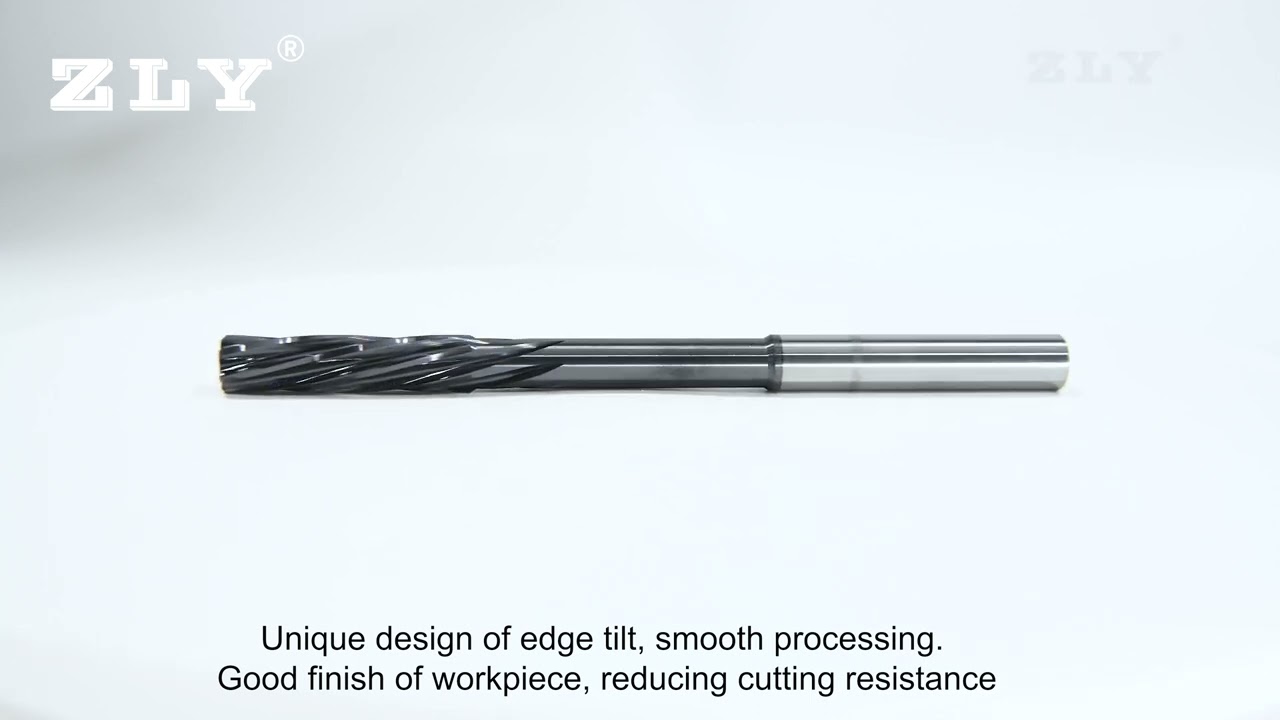 ZLYTOOLS Solid carbide spiral reamer,Custom Cutting Tools,Carbide Reamers