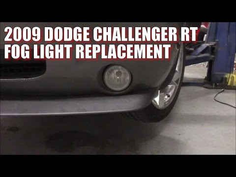 How to replace install 2009 dodge challenger fog lights