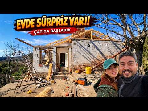 The Surprise Waiting for Us in the Village House! Roof Work Has Started