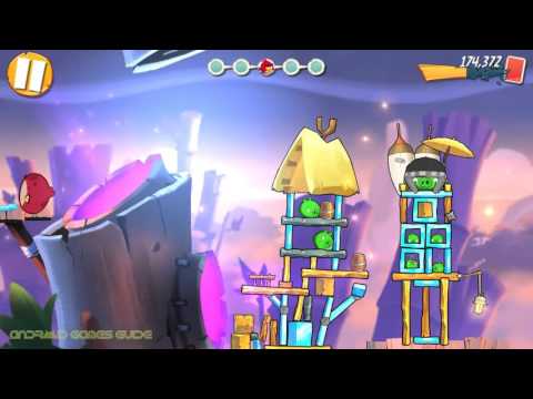 Angry Birds 2: Level 224: Walkthrough (3 STARS) HD