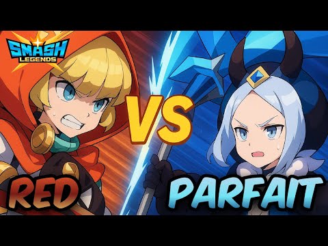[Smash Legends] ⚔️ RED vs PARFAIT ❄️ -  Epic Duel Mode Showdown!
