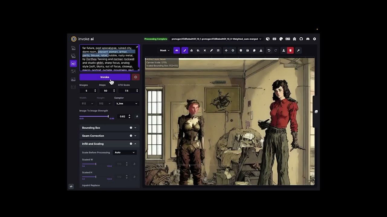 Stable Diffusion Timelapse -  Post Apocalyptic Dorm Room 1