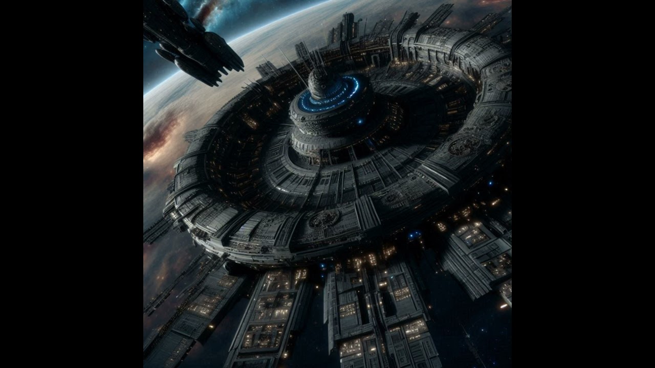 Eu trabalho numa estação espacial