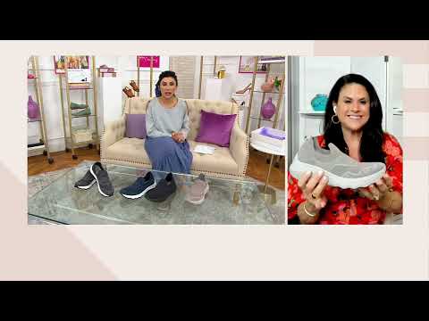 Clarks Cloudsteppers Slip-On Knit Sneaker - Circuit Path on QVC