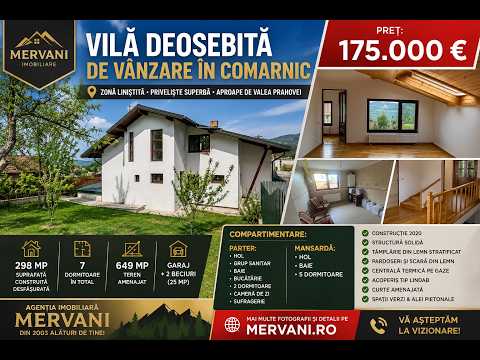 Vila de vanzare in Comarnic — Video