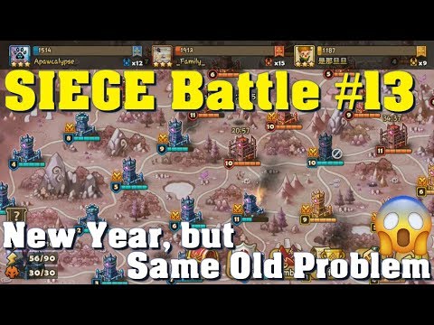 Summoners War - Siege #13 New Year, Same Old Problem!!! New Year Resolution for 2018!!!
