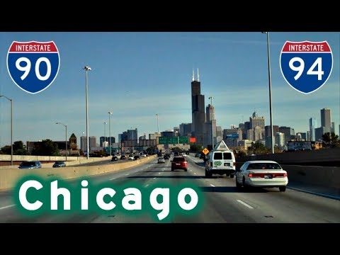 Chicago Skyway North to Downtown