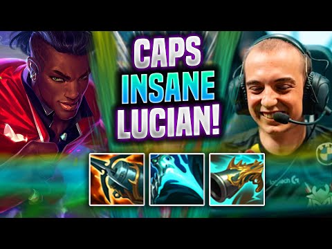 CAPS IS INSANE WITH LUCIAN MID! - G2 Caps Plays Lucian MID vs Kassadin! | Preseason 2022