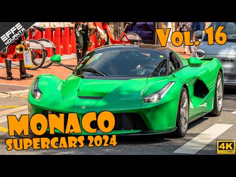 SUPERCARS IN MONACO 2024 - VOL. 16 [2024 4K]
