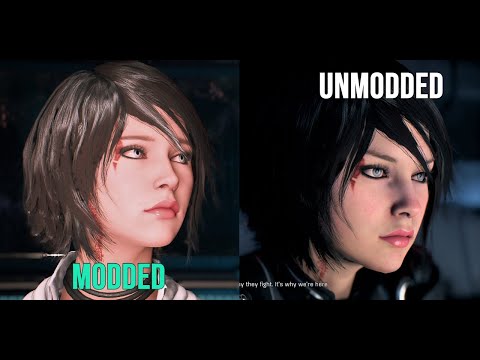 Mass Effect Andromeda Female Ryder Sliders **Use Head 5!!!** (Modded and Unmodded)