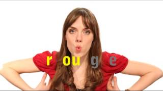 Sounding out rouge using Physical French Phonics