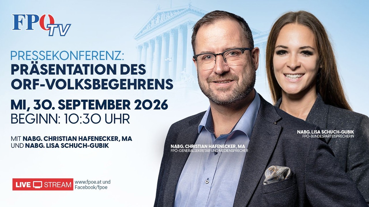 Präsentation des ORF-Volksbegehrens