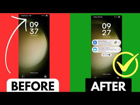 How To Get Notifications Back On Samsung Galaxy Lock Screen [One UI 7]