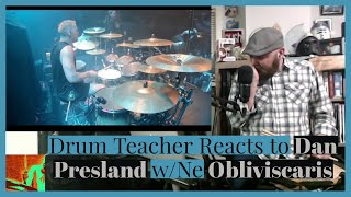 Drum Teacher Reacts to Dan Presland - Ne Obliviscaris - Intra Venus - Episode 97